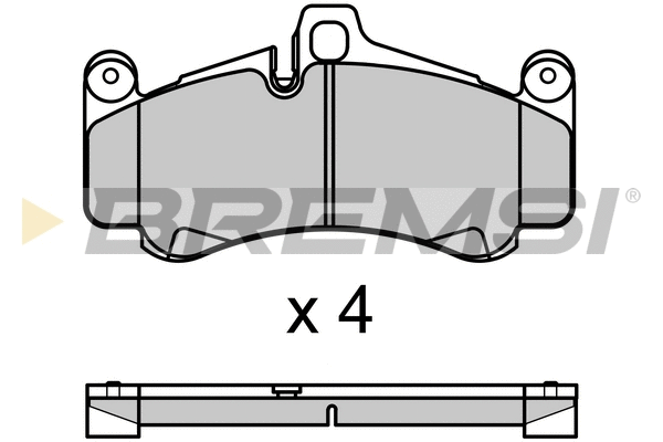 Brake Pad Set, disc brake (BP3728)