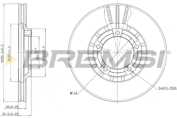 Brake Disc (CD6349V)