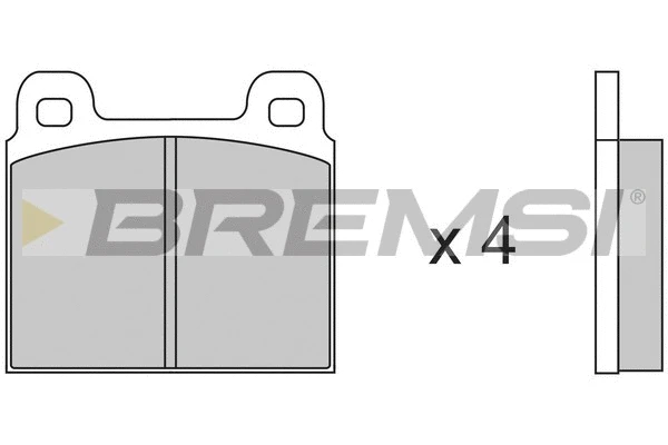 Brake Pad Set, disc brake (BP2011)