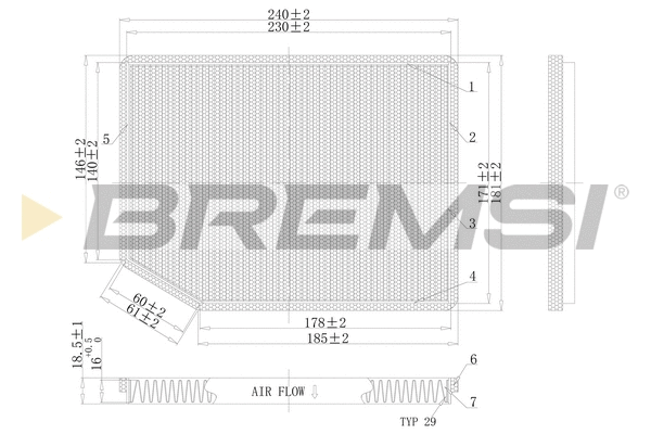 Filter, cabin air (FC1542C)