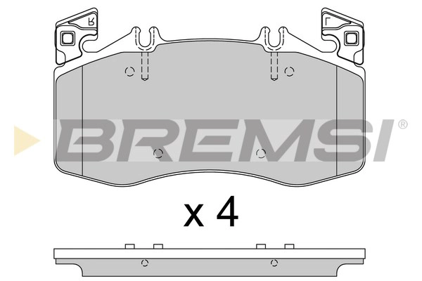 Brake Pad Set, disc brake (BP3938)