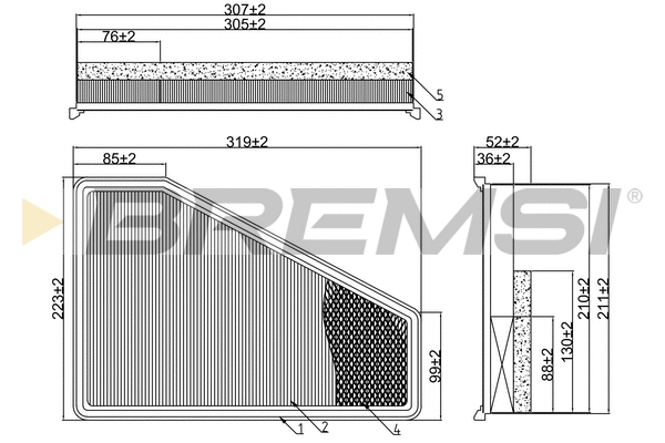 Air Filter (FA1698)