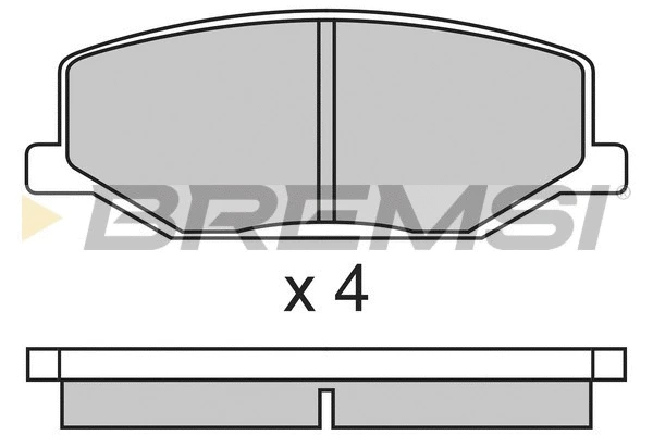 Brake Pad Set, disc brake (BP2278)