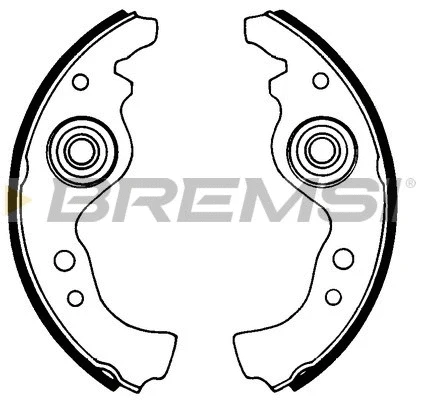 Brake Shoe Set (GF0266)