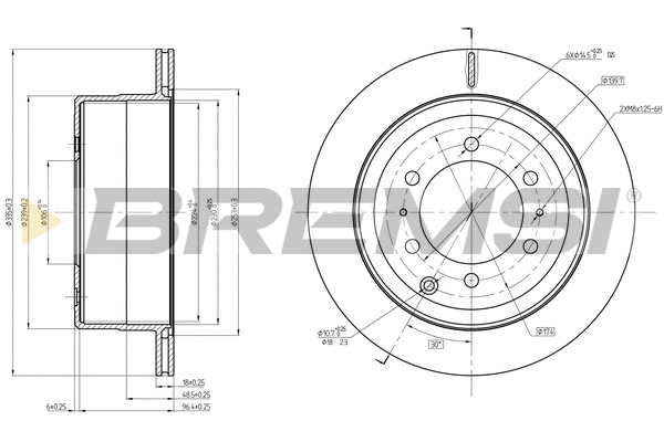 Brake Disc (CD8212V)