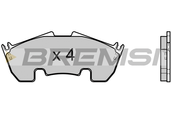 Brake Pad Set, disc brake (BP3716)