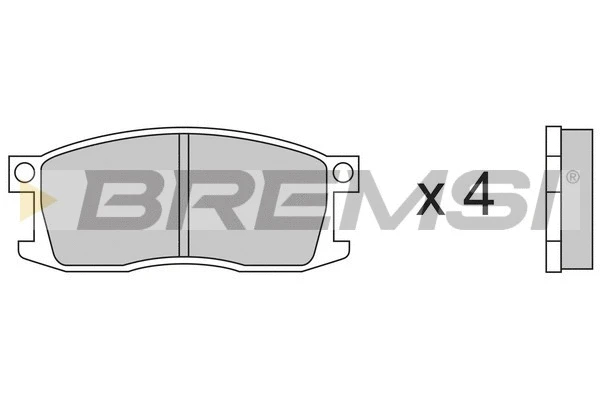 Brake Pad Set, disc brake (BP2190)