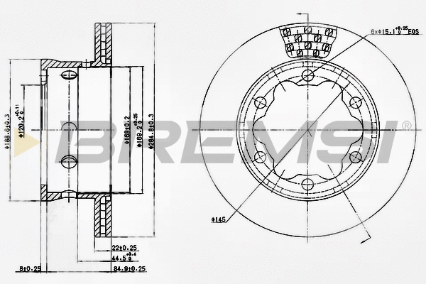 Brake Disc (CD5191V)