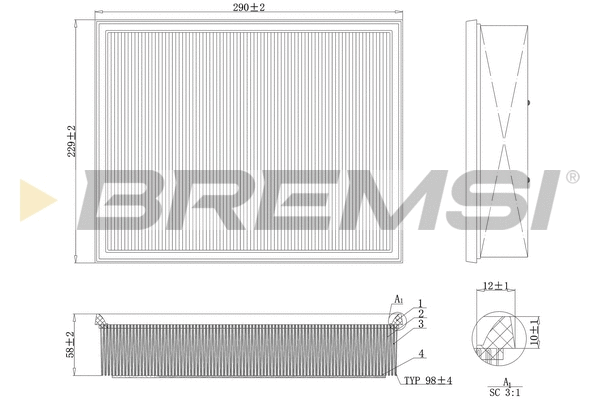 Air Filter (FA1225)