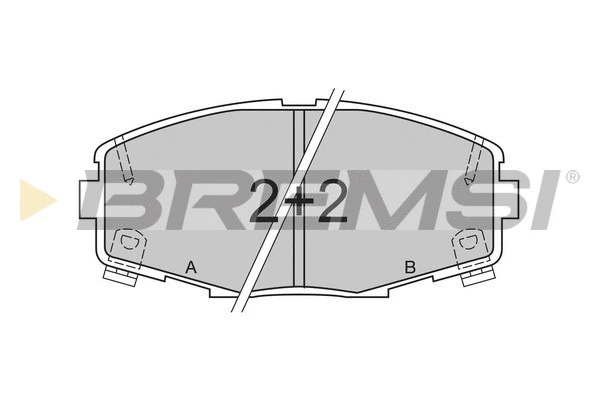 Brake Pad Set, disc brake (BP2378)