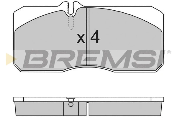 Brake Pad Set, disc brake (BP7267)
