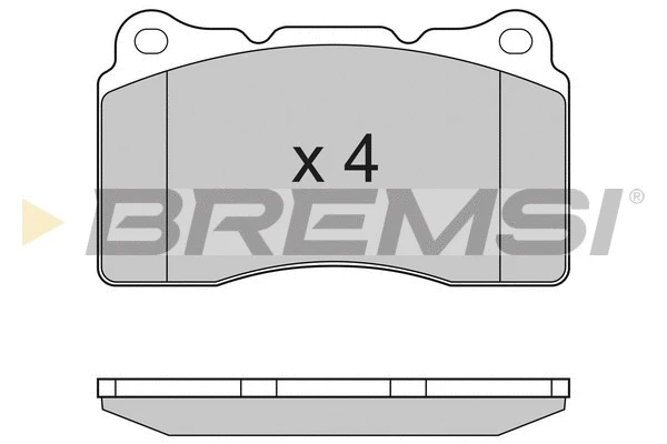 Brake Pad Set, disc brake (BP3167)
