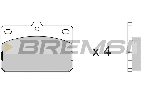 Brake Pad Set, disc brake (BP2079)