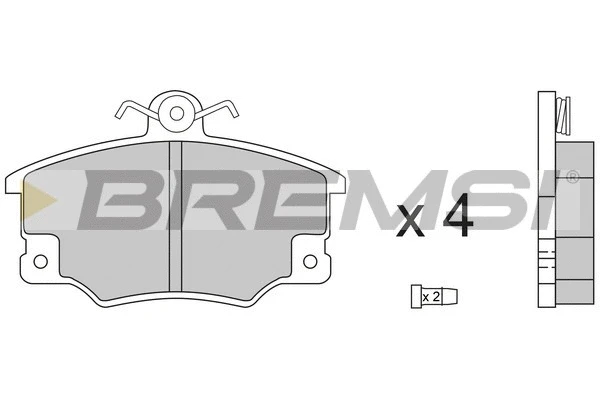 Brake Pad Set, disc brake (BP2268)