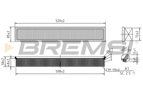 Air Filter (FA1603)