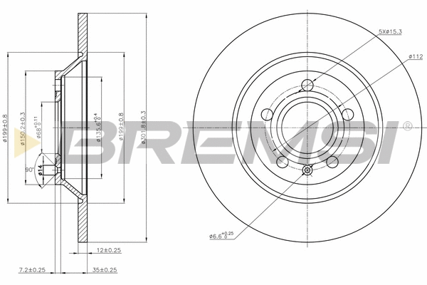 Brake Disc (CD7850S)