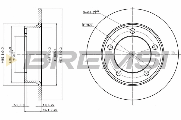 Brake Disc (CD6092S)