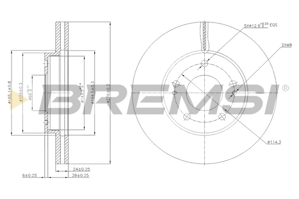 Brake Disc (CD7393V)
