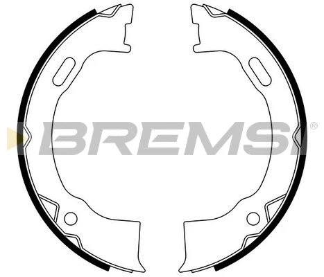 Brake Shoe Set, parking brake (GF0428)