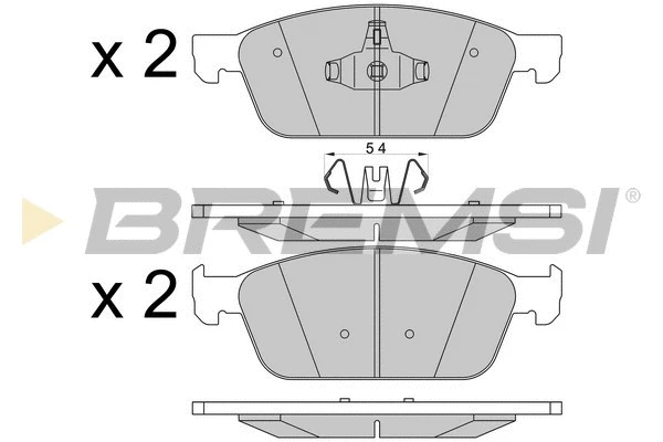 Brake Pad Set, disc brake (BP3546)