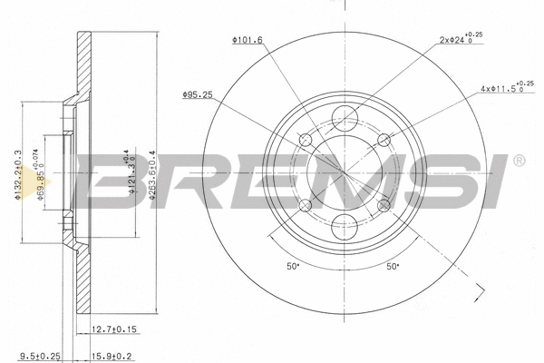 Brake Disc (CD6034S)