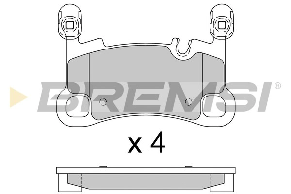 Brake Pad Set, disc brake (BP3940)