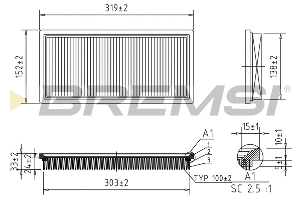 Air Filter (FA1031)