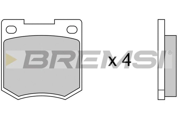 Brake Pad Set, disc brake (BP2020)