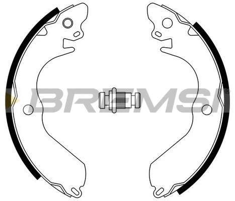 Brake Shoe Set (GF0817)