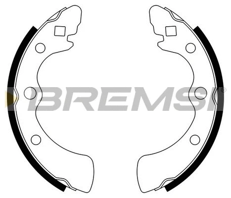 Brake Shoe Set (GF0700)