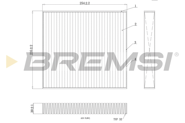 Filter, cabin air (FC0177C)