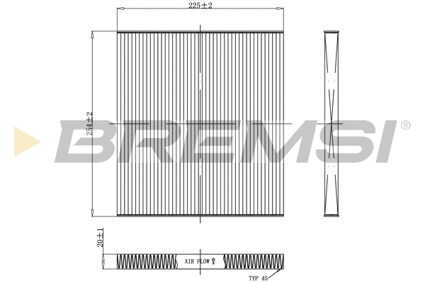 Filter, cabin air (FC0934)