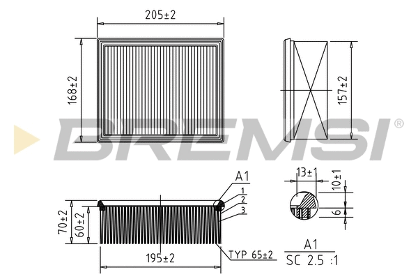 Air Filter (FA1164)