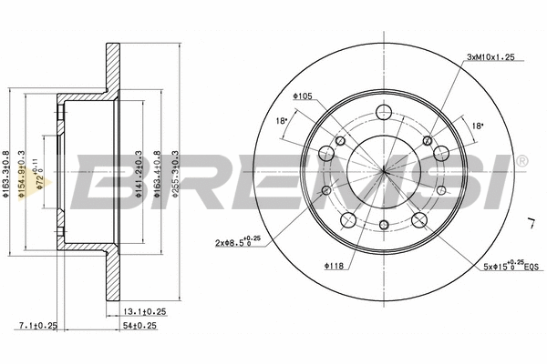Brake Disc (CD6117S)