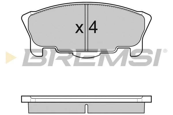 Brake Pad Set, disc brake (BP3065)