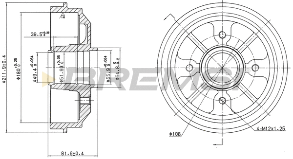 Brake Drum (CR5467)