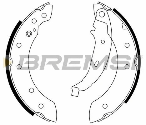 Brake Shoe Set (GF0425)