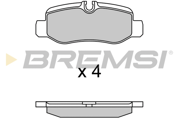 Brake Pad Set, disc brake (BP3734)