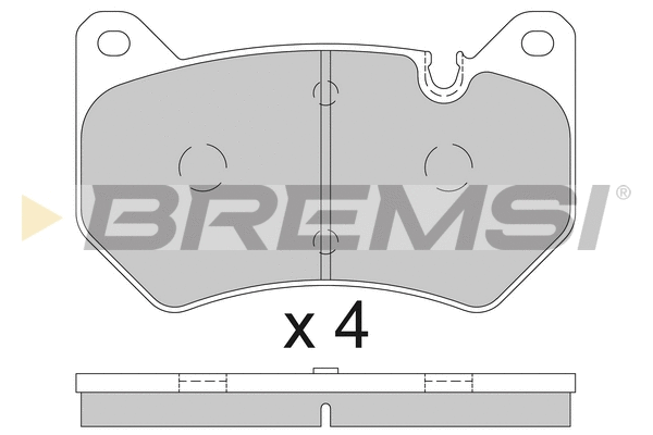 Brake Pad Set, disc brake (BP3852)