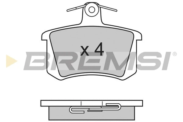 Brake Pad Set, disc brake (BP2612)