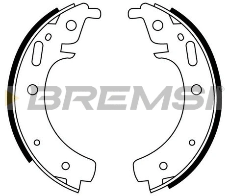 Brake Shoe Set (GF0502)