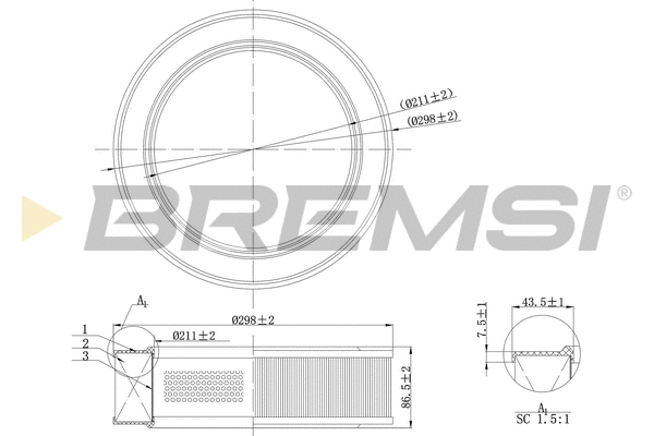 Air Filter (FA2072)