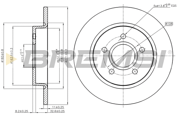 Brake Disc (CD8061S)