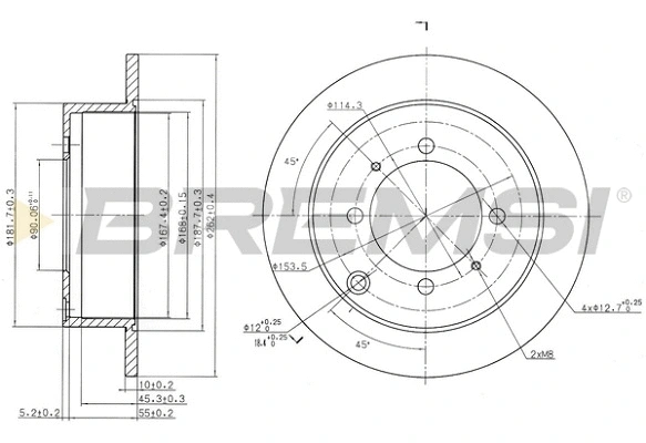 Brake Disc (CD7141S)
