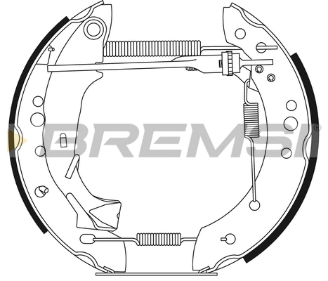 Brake Shoe Set (GK0197)