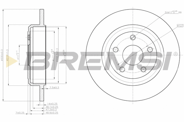 Brake Disc (CD8096S)