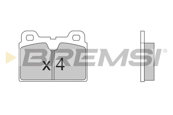 Brake Pad Set, disc brake (BP2202)