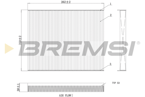 Filter, cabin air (FC0880)