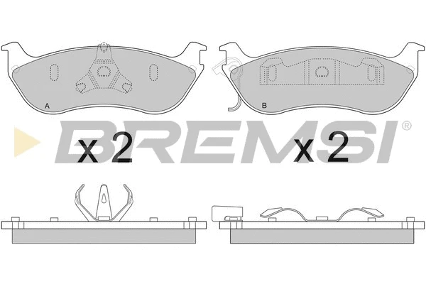 Brake Pad Set, disc brake (BP2883)