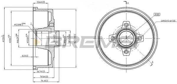 Brake Drum (CR5601)